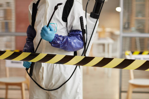 Professional Sewage Cleanup technician working in Germantown, WI